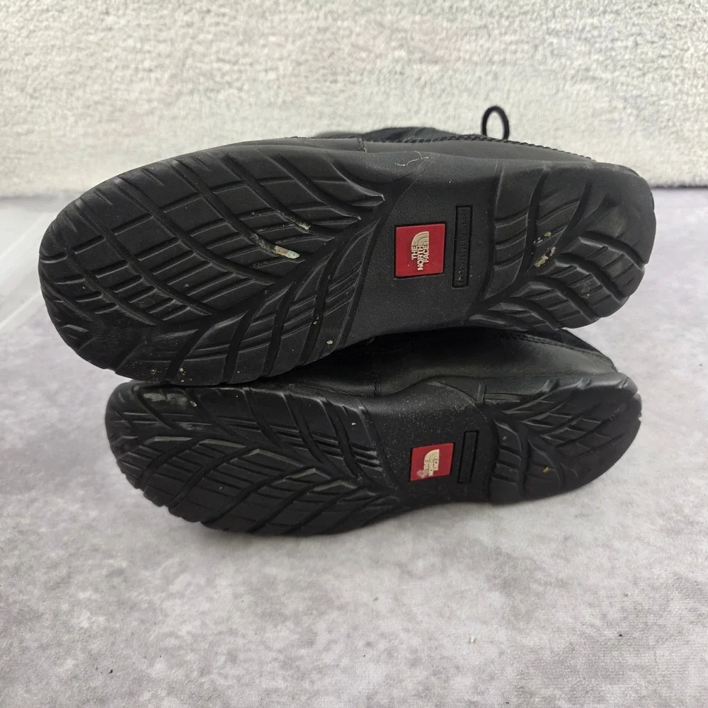 The North Face Womens Black Suede Lace Up Back Winter Boots AWPM 786 Size 8.5